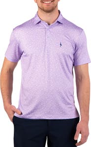 TailorByrd Floral Performance Polo
