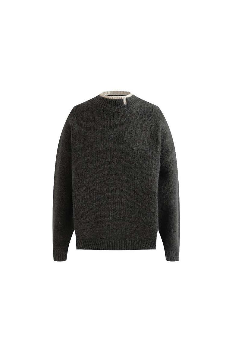 Classic Knit Sweater, Main, color, Grey