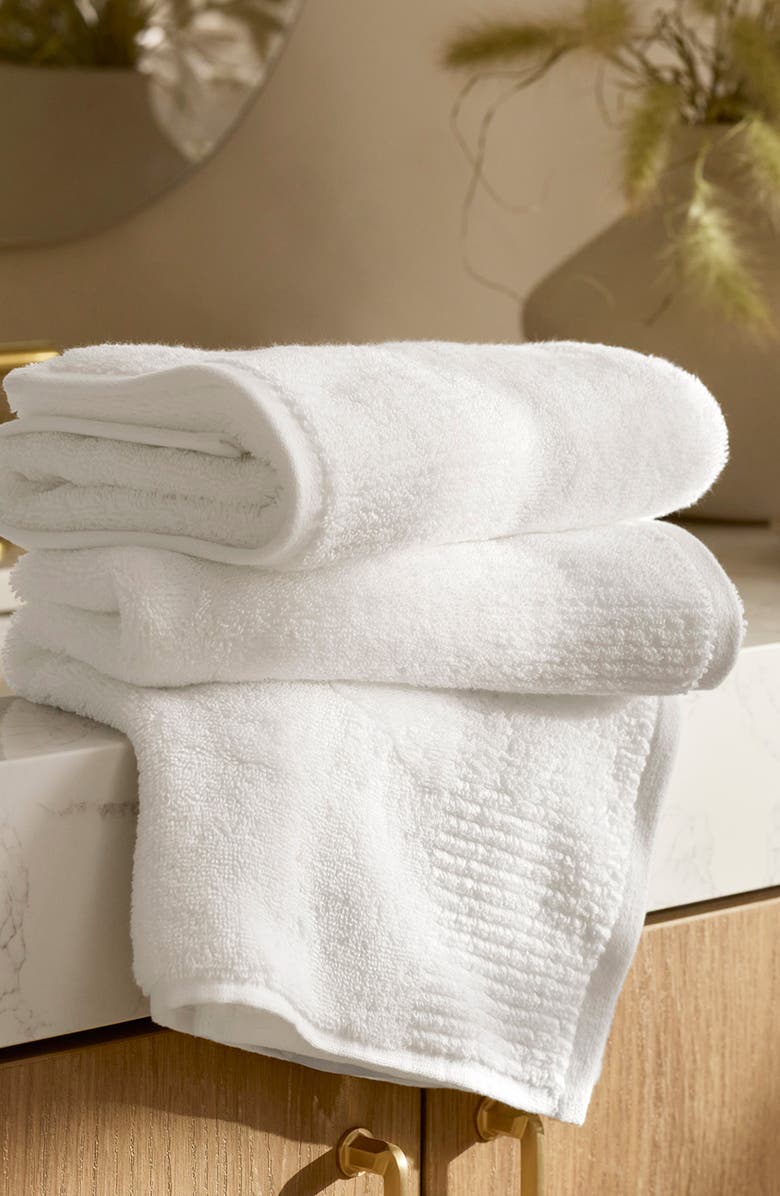 Boll & Branch Turkish Ultra Plush Organic Cotton Bath Towel, Alternate, color, White