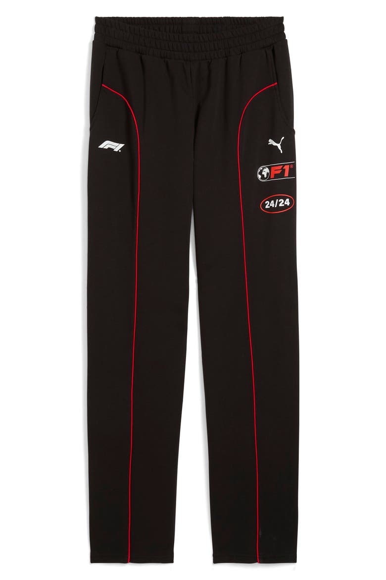 Relaxed Fit Formula 1® Logo Sweatpants, Alternate, color, PUMA BLACK