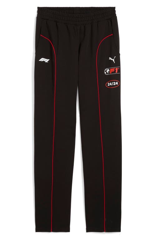 Puma Relaxed Fit Formula 1® Logo Sweatpants In Black