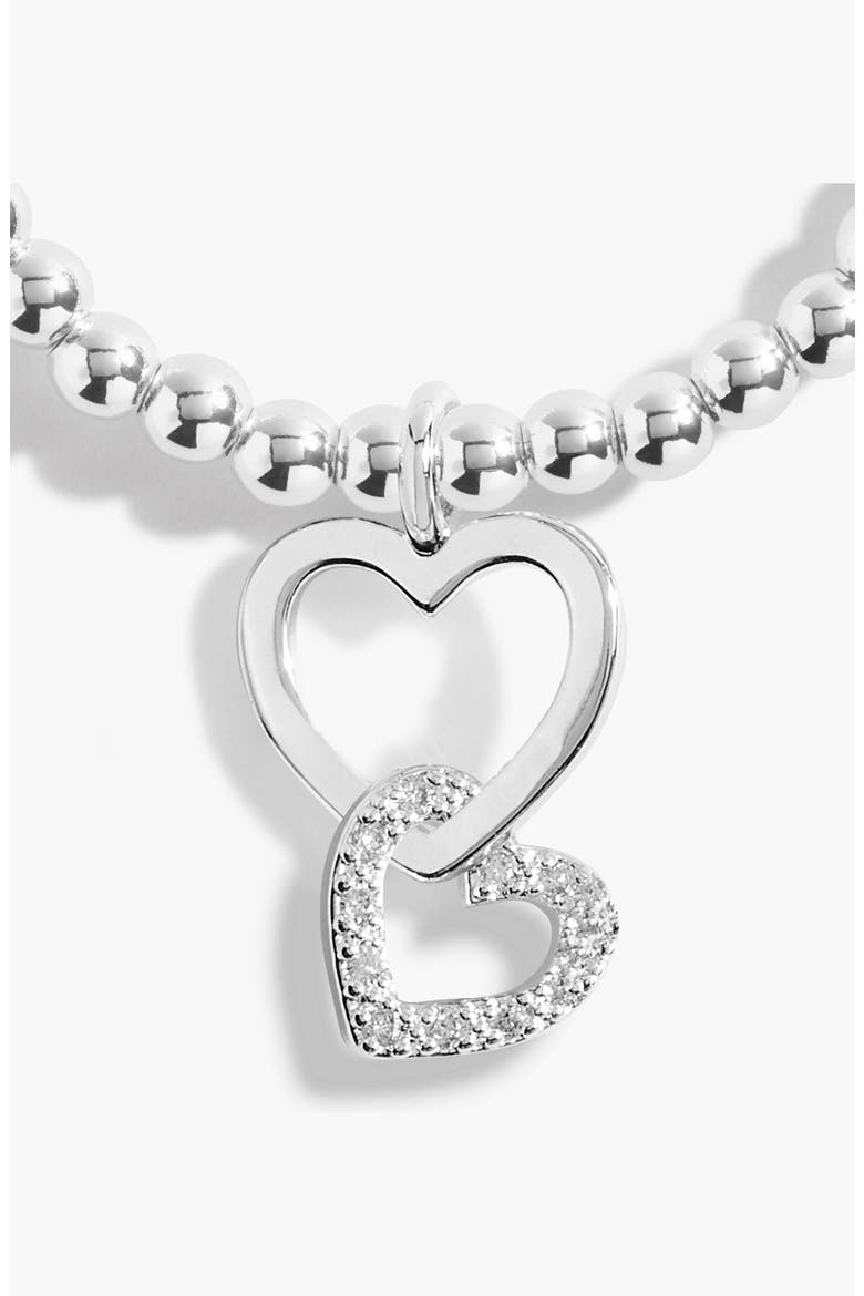 A Little 'Mother And Daughter' Bracelet, Alternate, color, Silver Plated