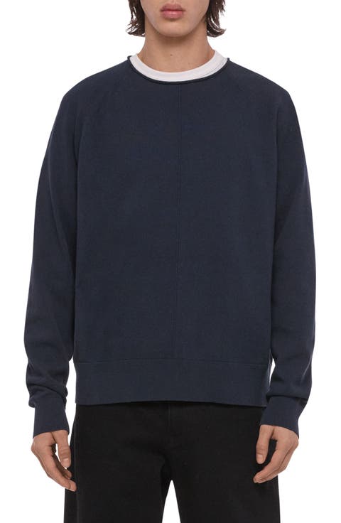 Ribbed Cotton Polo Sweater