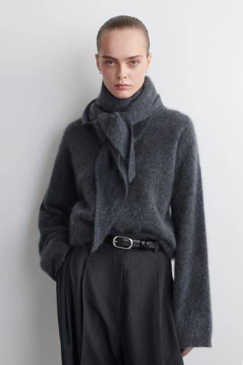 Brushed-cashmere Crew-neck Jumper
