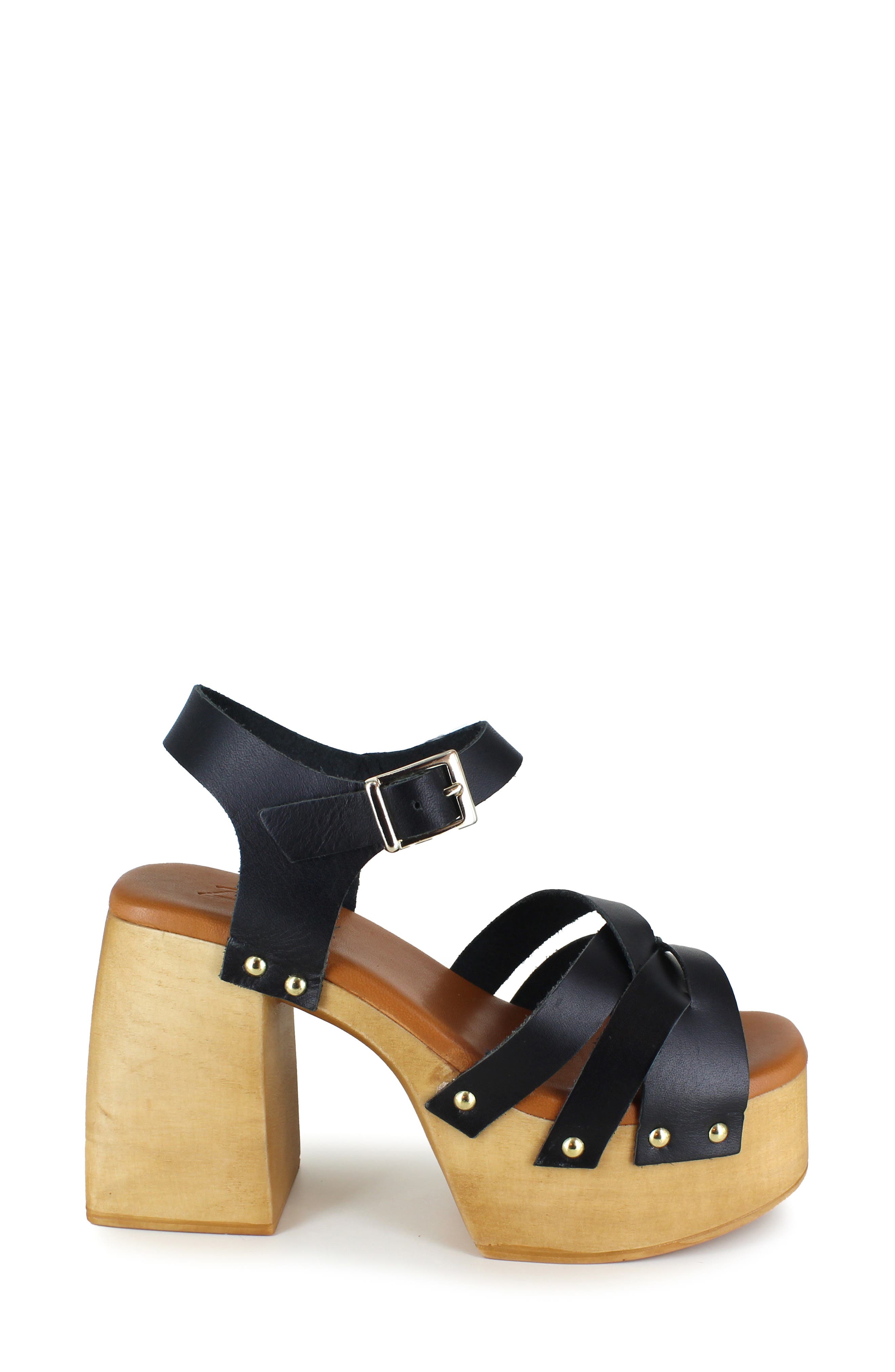 ZIGI Marcy Platform Sandal, Alternate, color, Blk Leathe