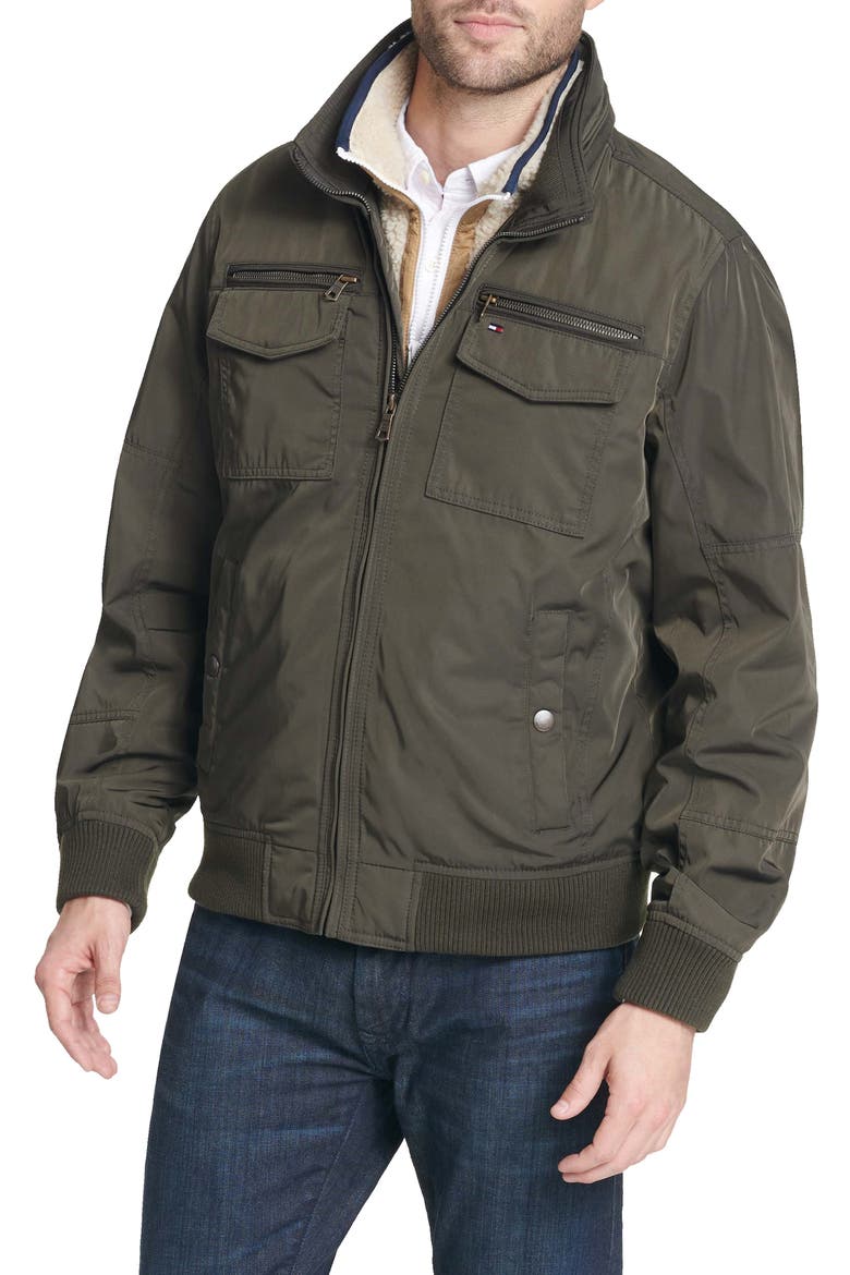 Performance Bomber Jacket, Main, color, CAMOUFLAGE