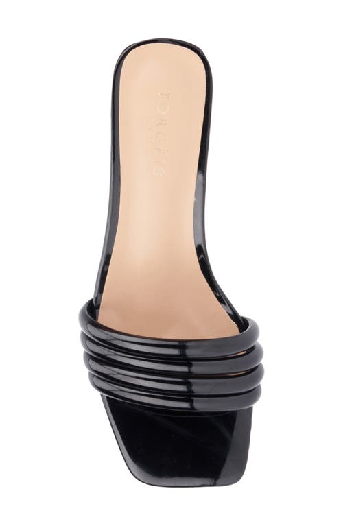 Torgeis Janine Slide Sandal In Black