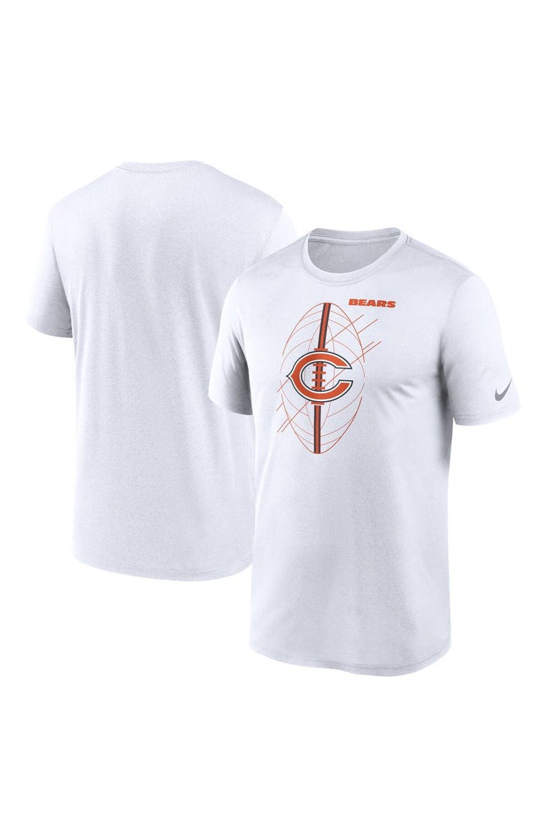 Nike Men's Nike  White Chicago Bears Legend Icon Performance T-Shirt, Main, color, 