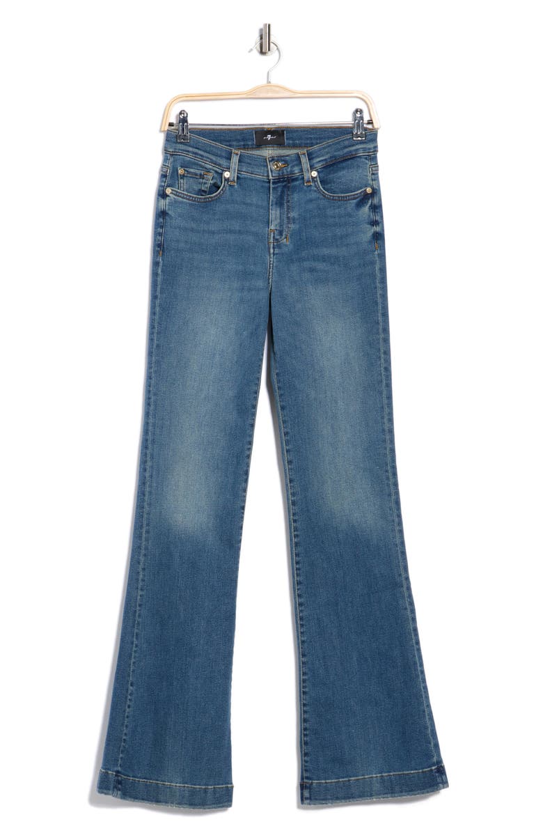7 For All Mankind Dojo Mid Rise Flare Jeans, Alternate, color, Felicity