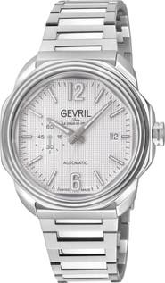 GEVRIL Roosevelt Automatic Bracelet Watch, 42mm