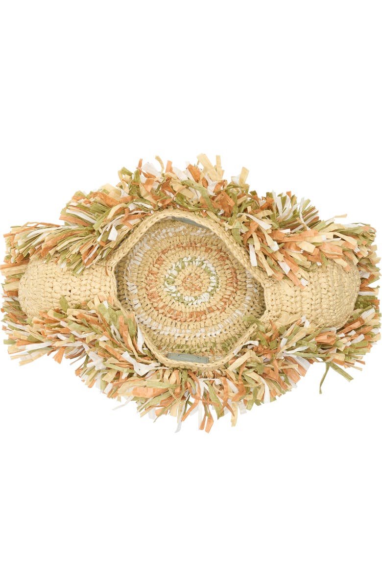 Sam Edelman Lily Straw Clutch, Alternate, color, Green