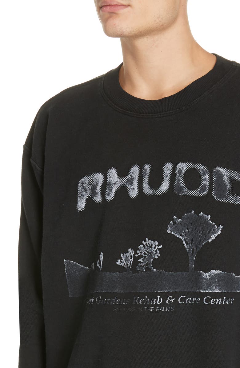 Rhude Desert Crewneck Sweatshirt, Alternate, color,