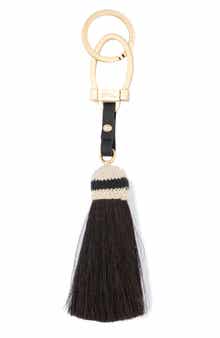 Leather & Genuine Horse Hair Key Ring