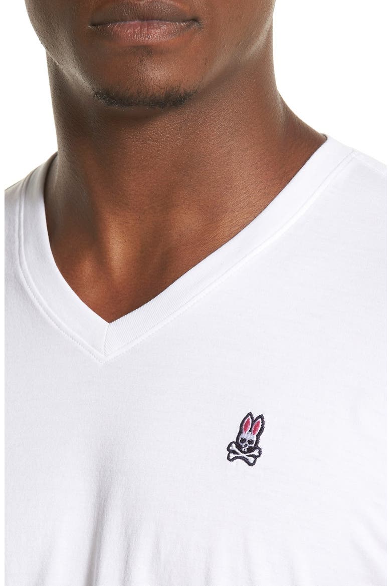 Classic Pima Cotton V-Neck T-Shirt, Alternate, color, WHITE