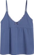 BP. Lace Trim Stretch Cotton Camisole
