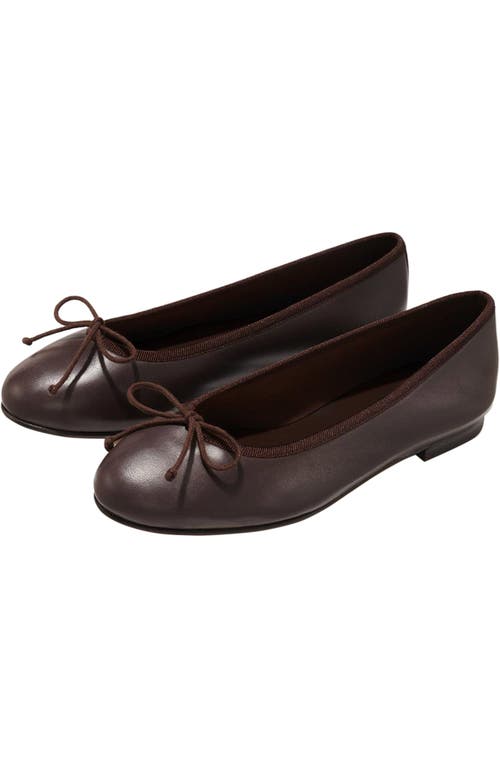 Margaux The Demi Flat In Brown