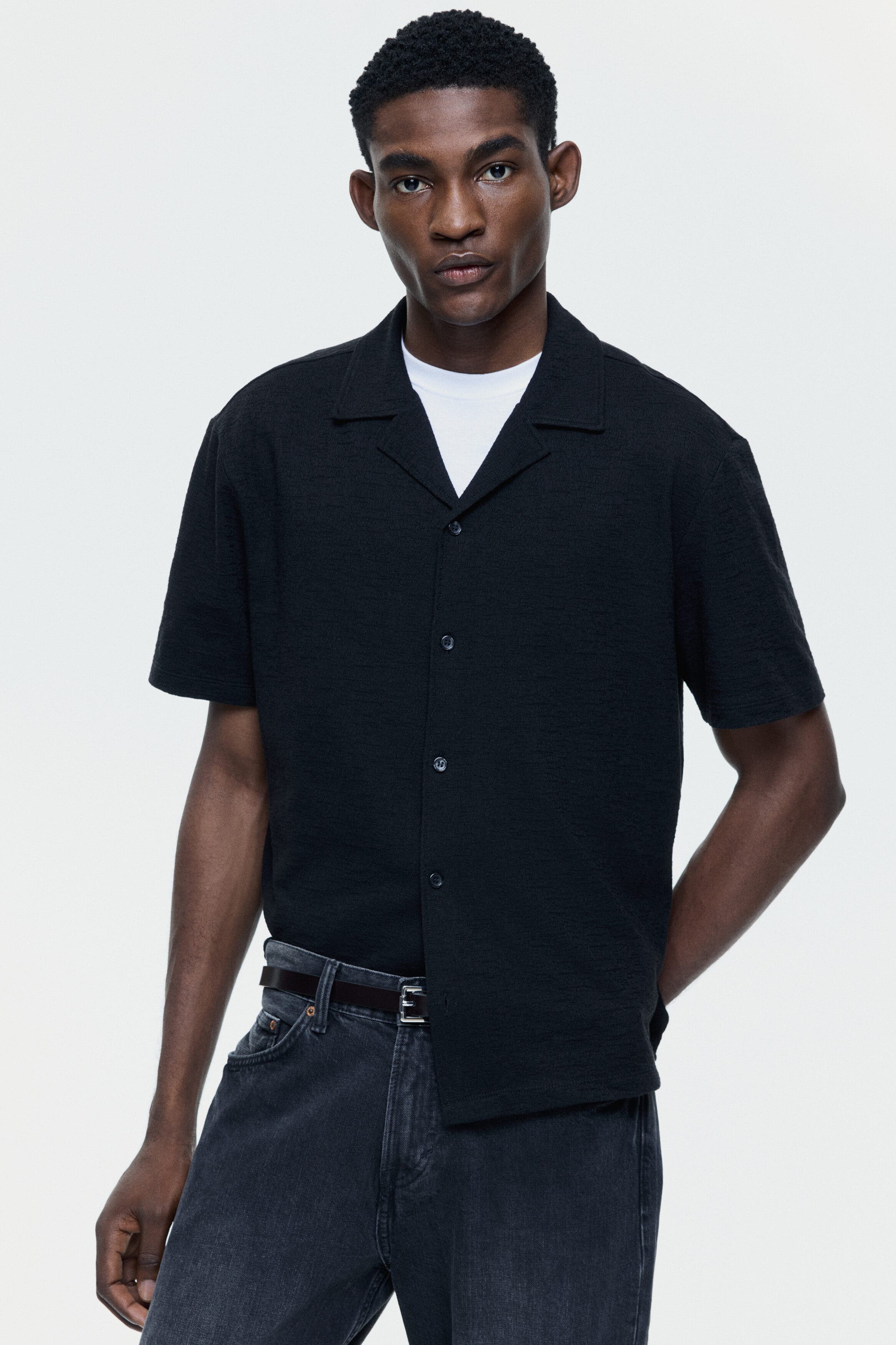 Regular-fit resort shirt