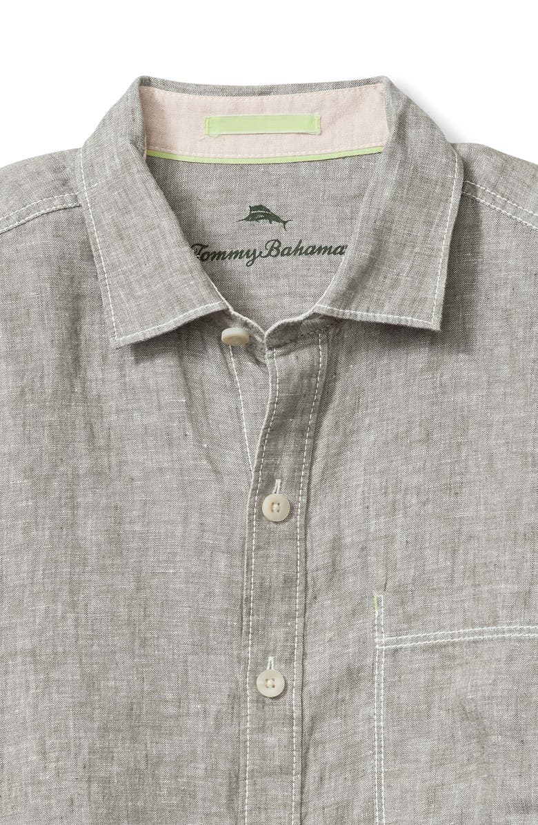 Tommy Bahama Paradise Breezer Linen Shirt, Alternate, color, Natural