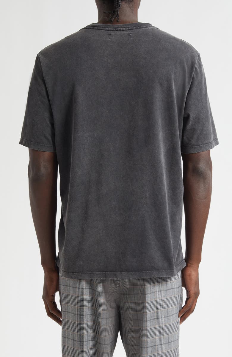 AMIRI Groovy Glitter Logo Graphic T-Shirt, Alternate, color, Black