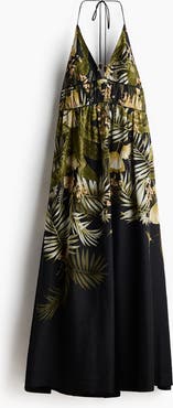 H&M Flared-skirt Halterneck Dress