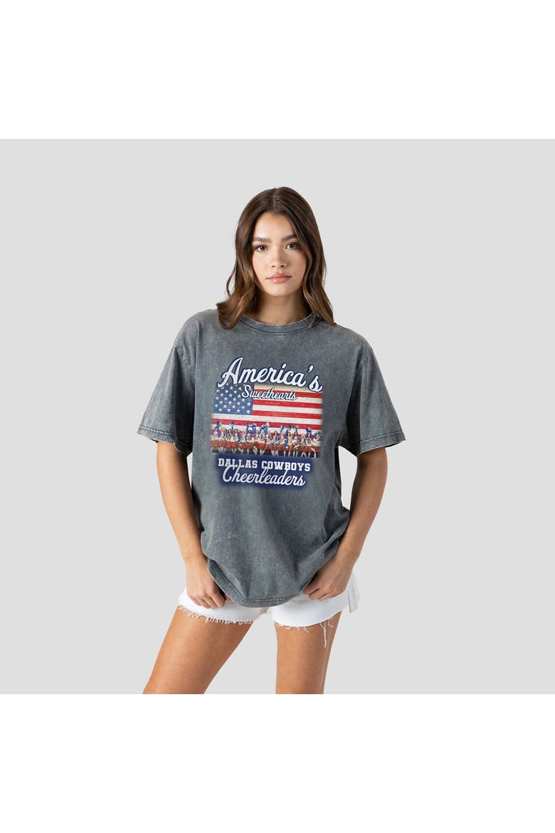Women's Gameday Couture  Gray Dallas Cowboys Cheer Collection America's Sweethearts T-Shirt, Main, color, Gray