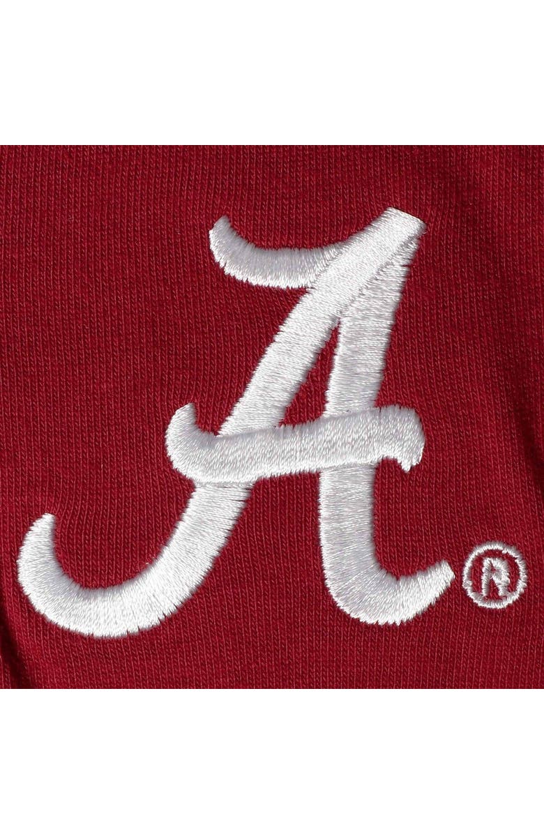 LITTLE KING Infant Crimson Alabama Crimson Tide Polo Bodysuit, Alternate, color, Crimson
