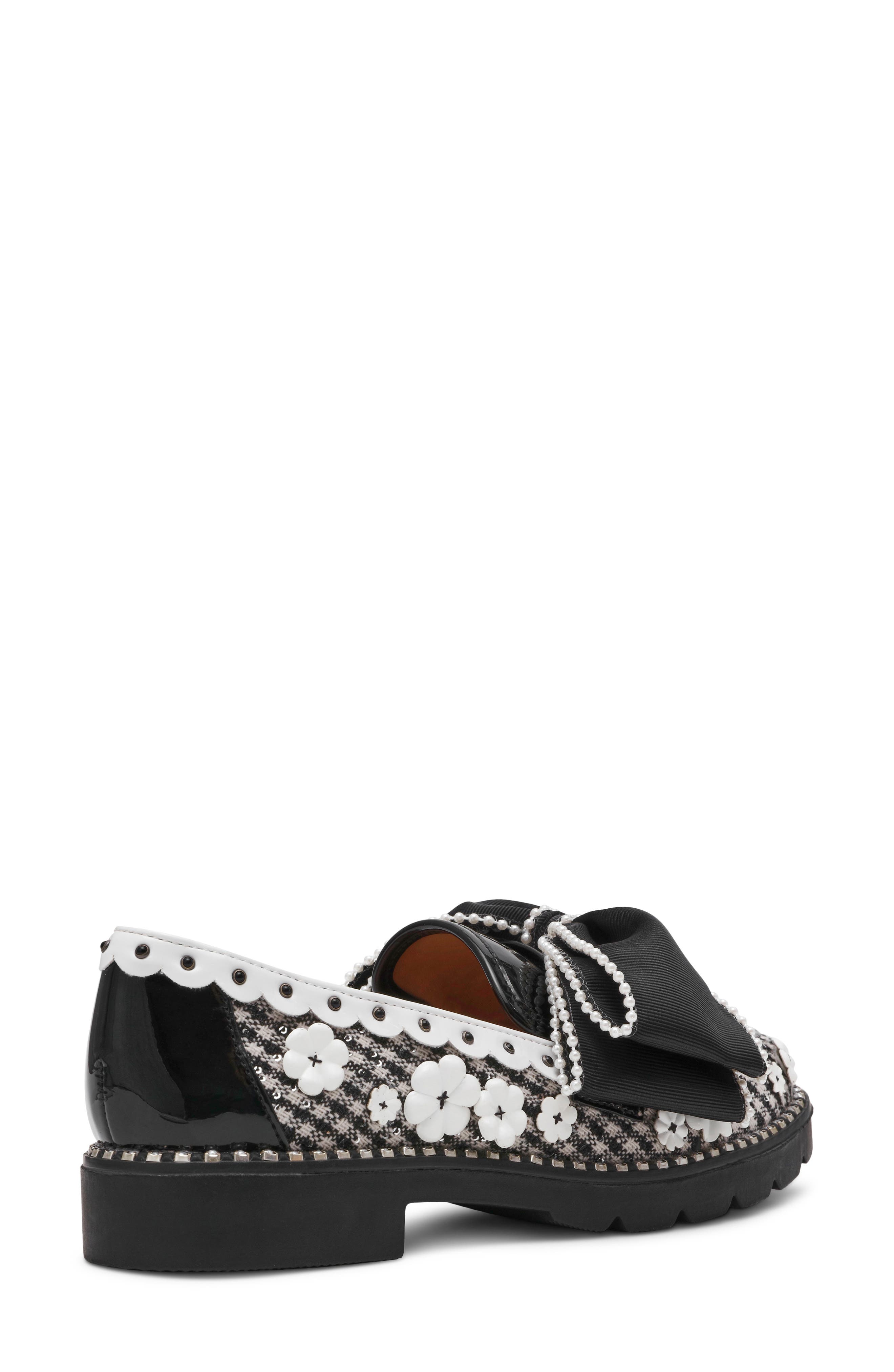 Hurley Gingham Loafer, Alternate, color, BLACK/ WHITE GINGHAM