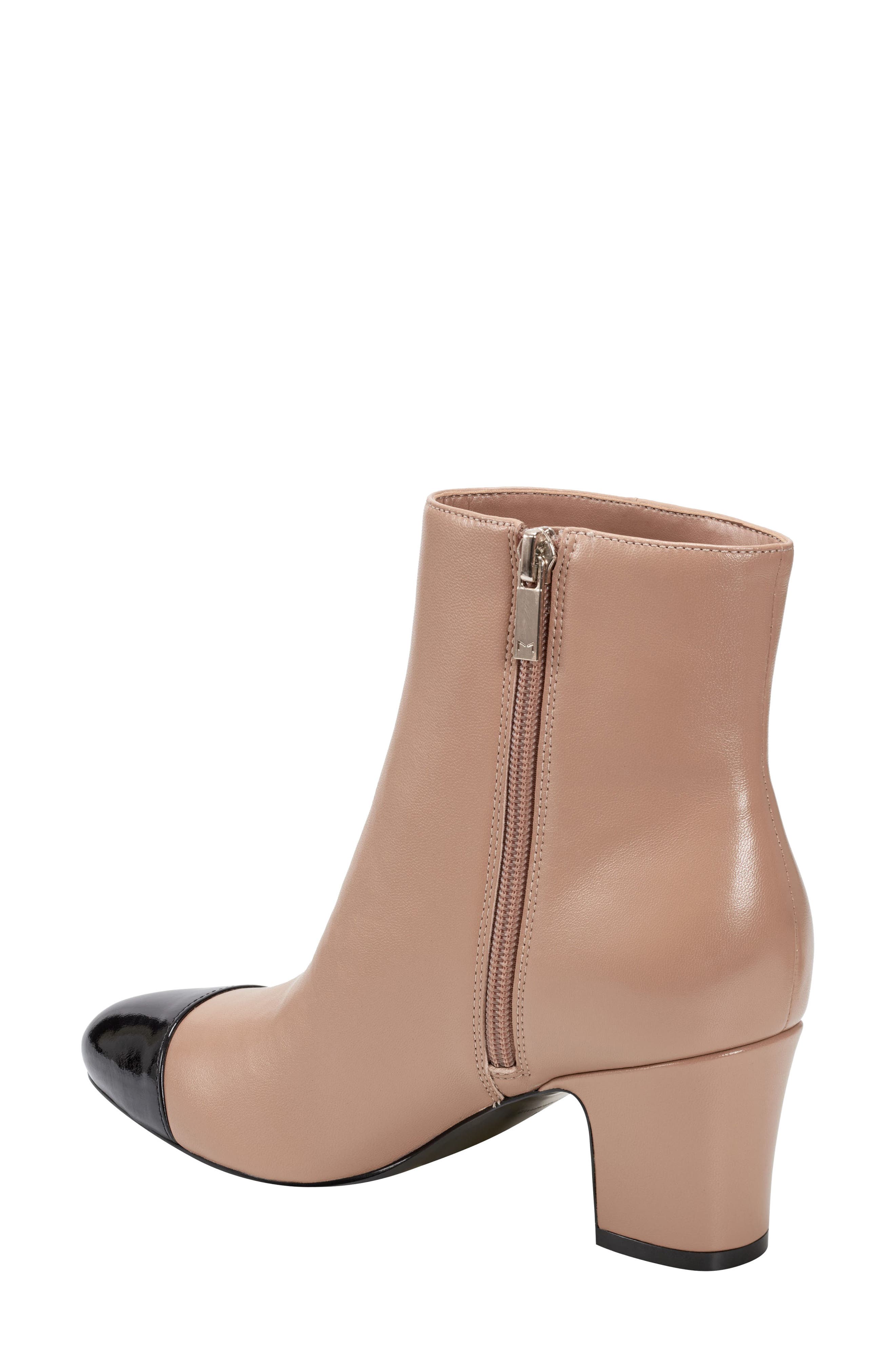 Marc Fisher LTD Aleea Cap Toe Bootie, Alternate, color, Light Natural