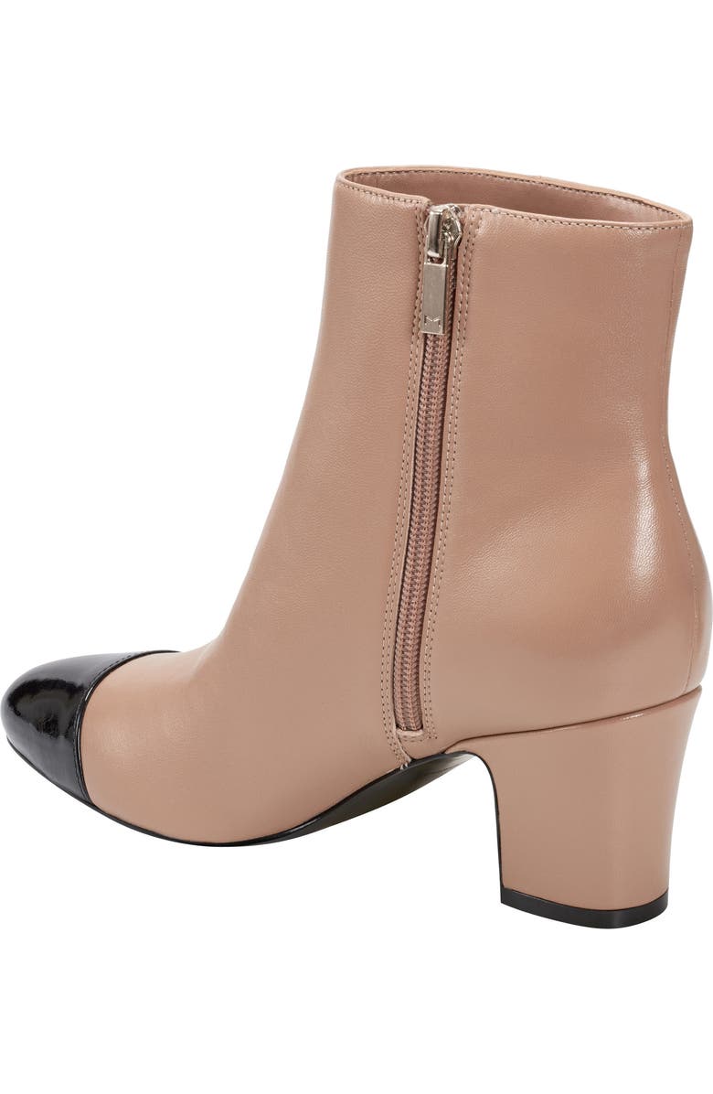 Marc Fisher LTD Aleea Cap Toe Bootie, Alternate, color, Light Natural