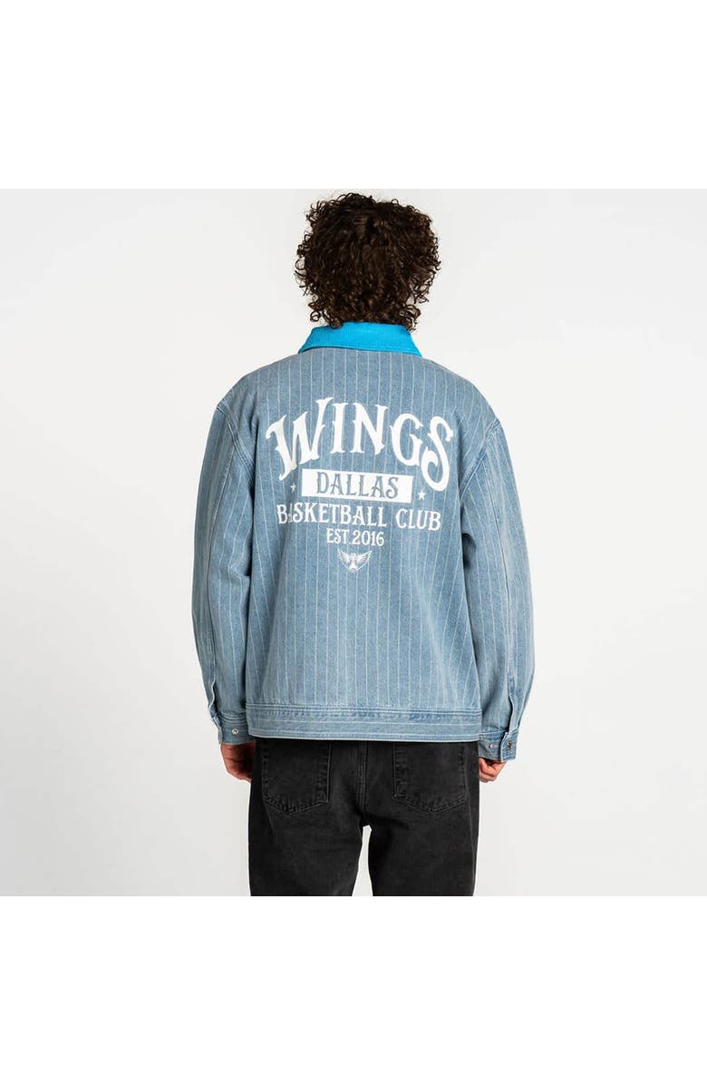 THE WILD COLLECTIVE Unisex The Wild Collective Denim Dallas Wings Conductor Full-Zip Jacket, Alternate, color, Denim