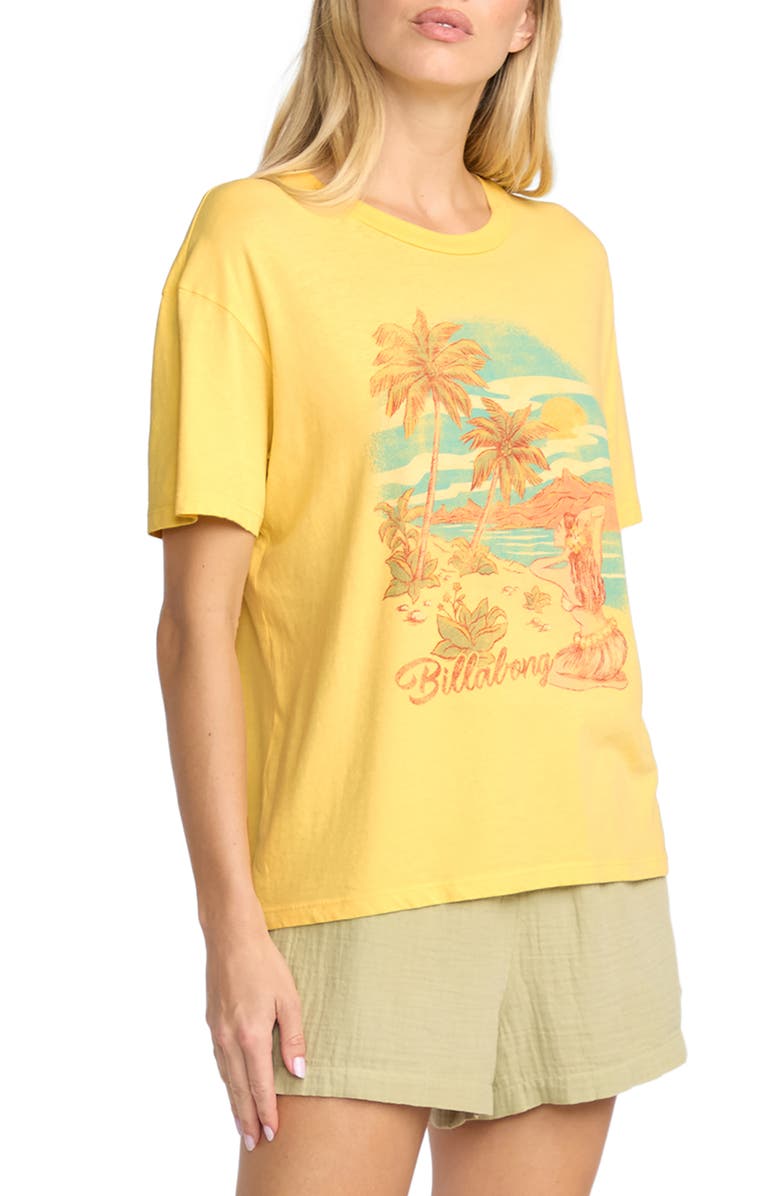 Billabong Trouble in Paradise Oversize Graphic T-Shirt, Alternate, color, Fresh Squeezed
