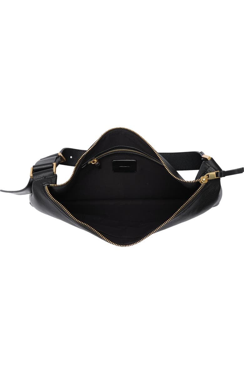 AllSaints Edbury Leather Shoulder Bag, Alternate, color,