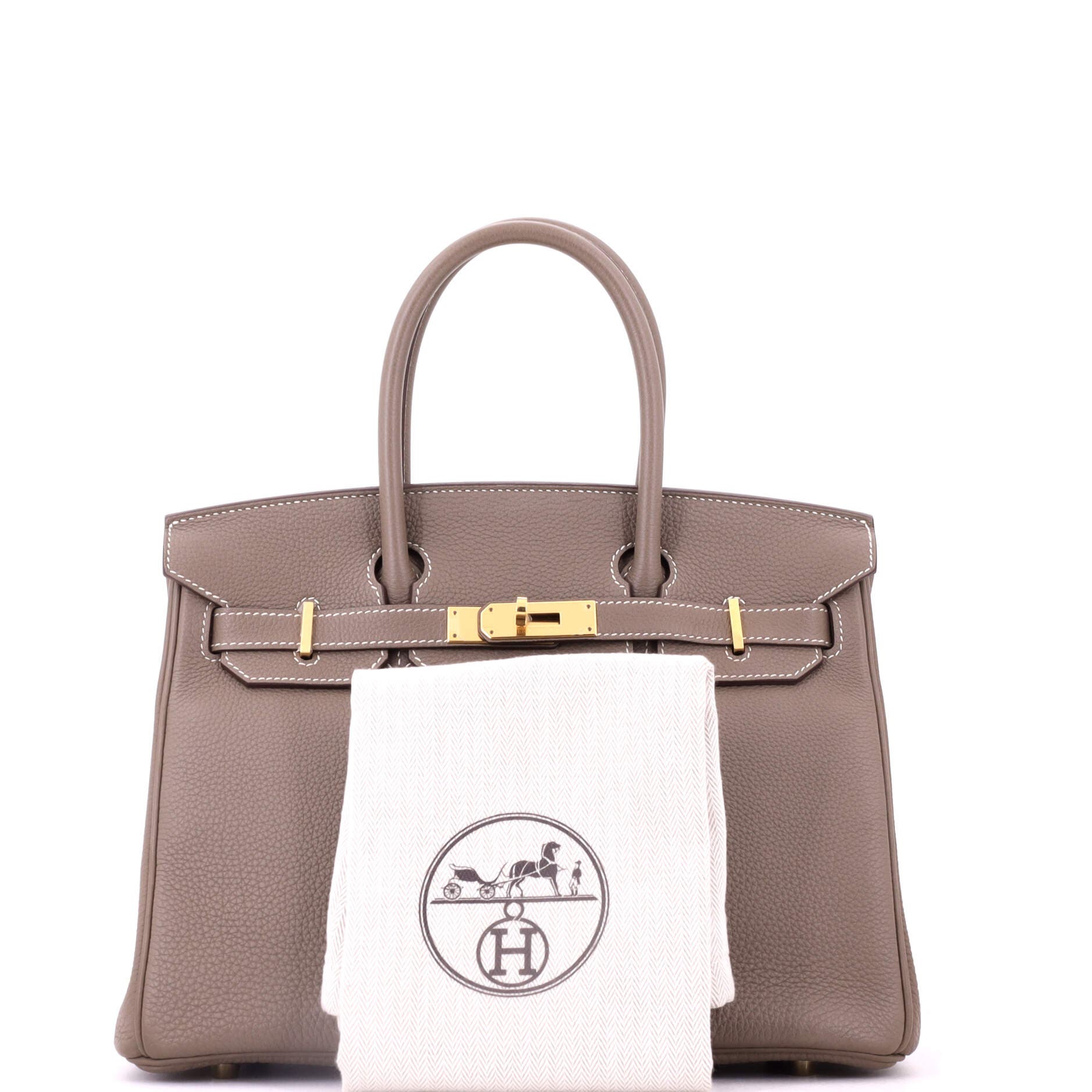 Birkin Handbag Grey Togo with Gold Hardware 30, Alternate, color, Grey