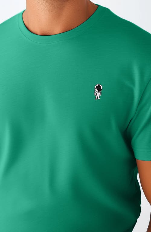 Dalix Astronaut Tee In Kelly Green