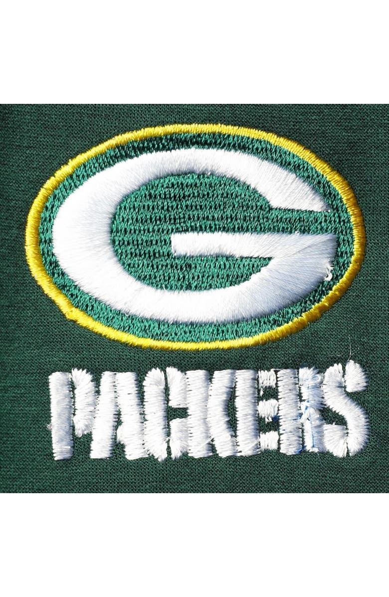 DUNBROOKE Men's Dunbrooke Green Green Bay Packers Shag Tri-Blend Full-Zip Raglan Hoodie, Alternate, color, Green