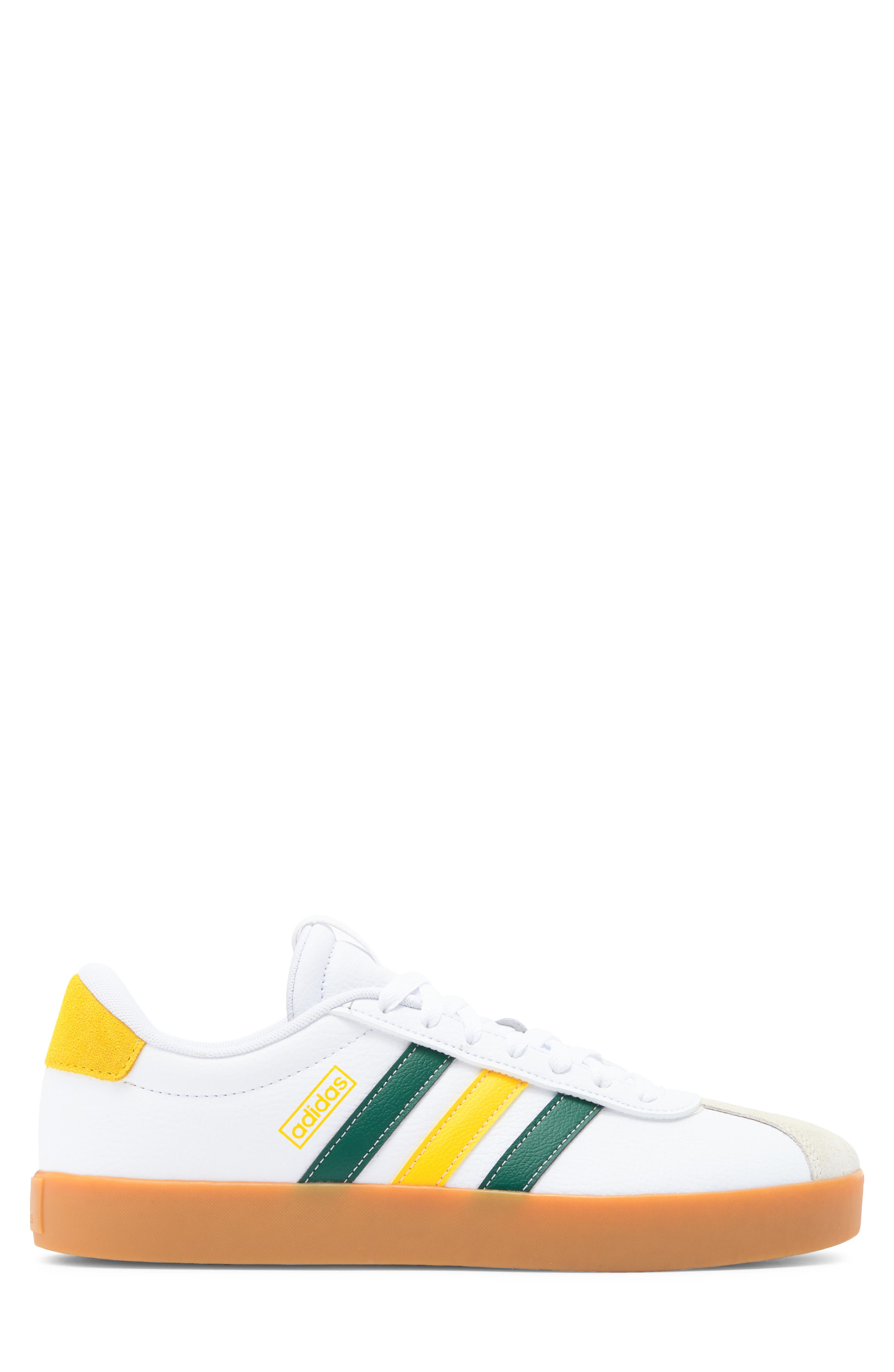 VL Court 3.0 Sneaker, Alternate, color, WHITE/ GREEN/ YELLOW