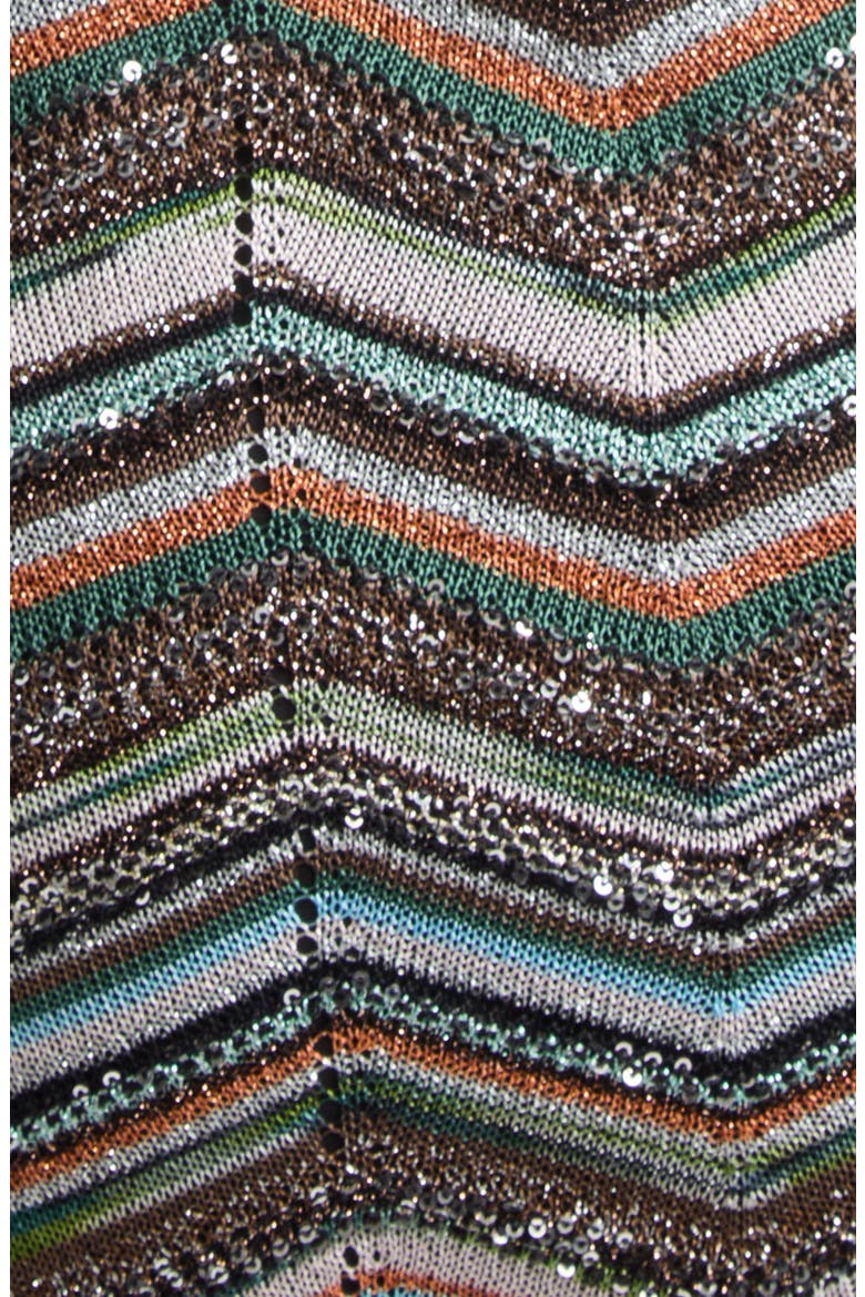 Sequin Metallic Jacquard Sweater Dress, Alternate, color, SMSPO