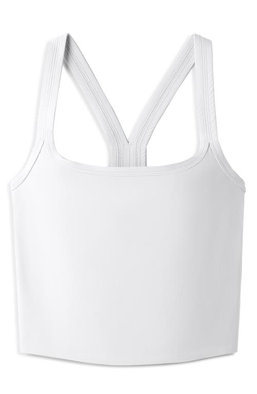 Rhone Serene Shelf Bra Tank Snow White