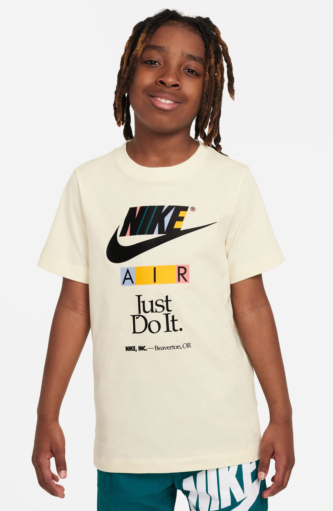 Nike Kids' Graphic Print Crew T-Shirt
