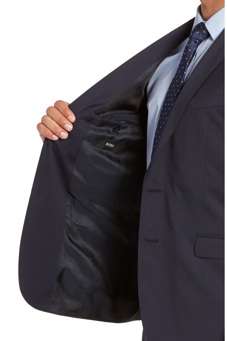 Ryan CYL Extra Slim Fit Solid Wool Blazer, Alternate, color, DARK BLUE