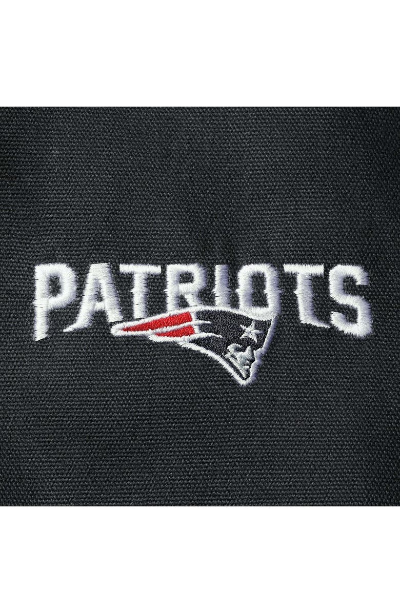 DUNBROOKE Men's Dunbrooke Navy New England Patriots Dakota Cotton Canvas Hooded Jacket, Alternate, color,