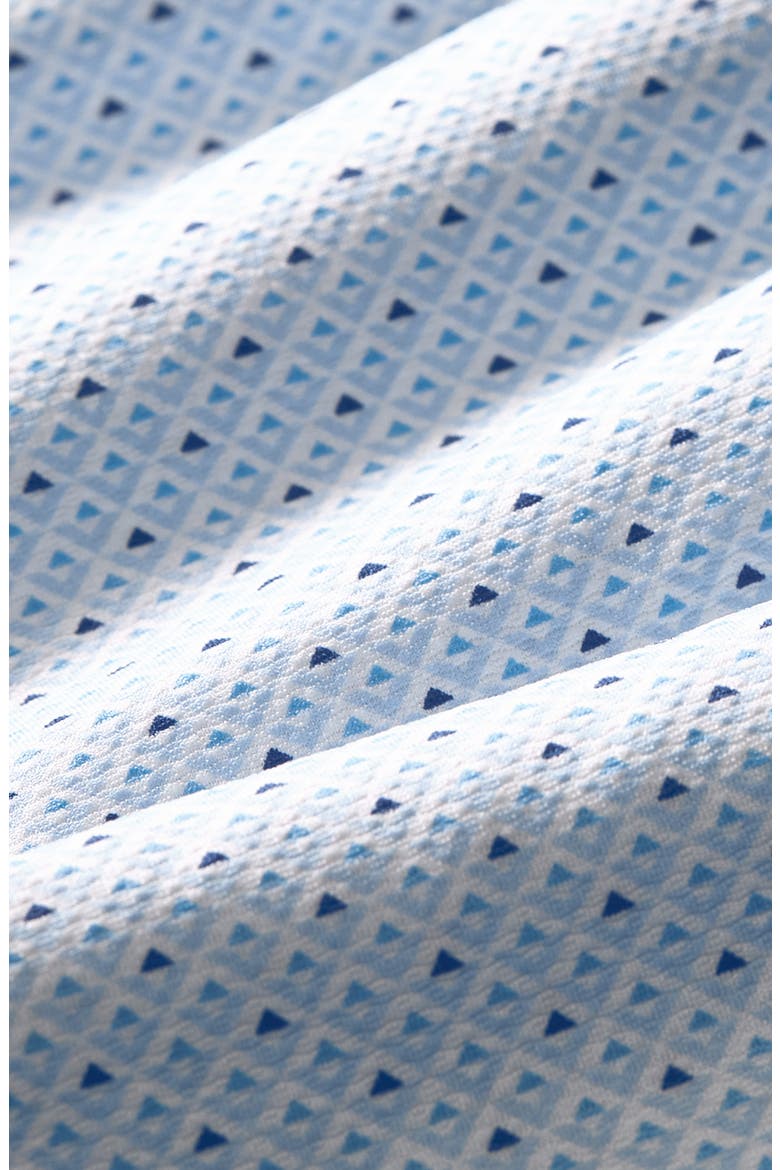 Halyard Trim Fit Performance Polo, Alternate, color, CLOUD BLUE TRIANGLE SHADOW CLASSIC