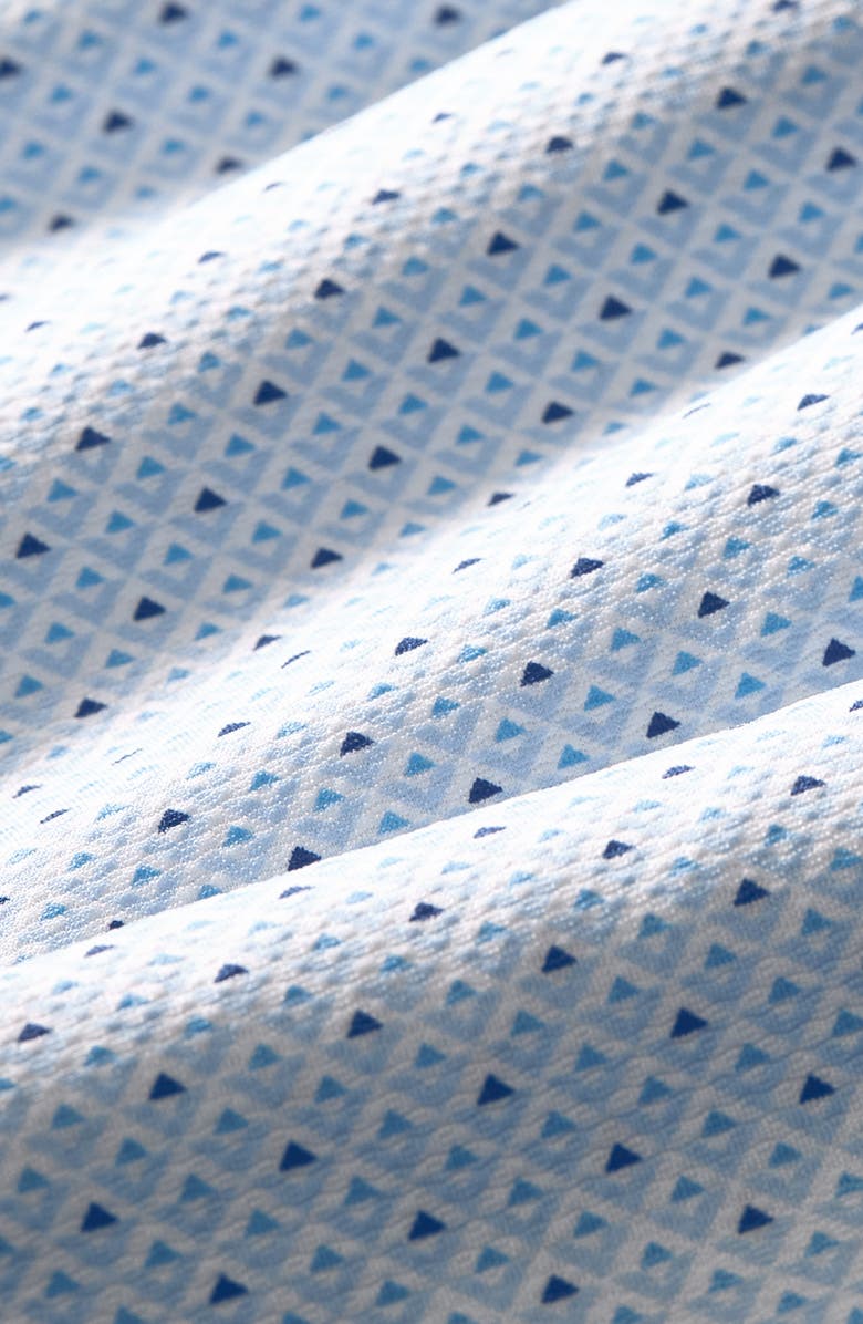 Mizzen+Main Halyard Trim Fit Performance Polo, Alternate, color, Cloud Blue Triangle Shadow