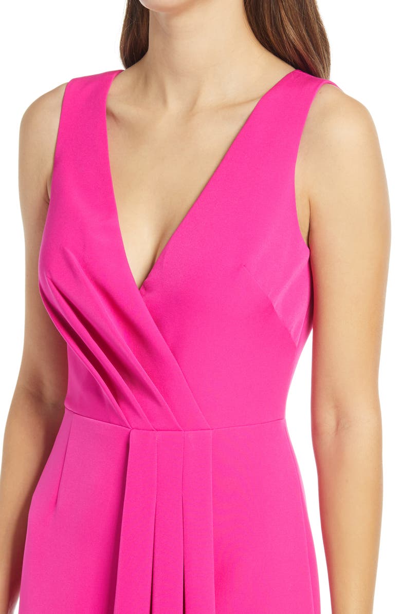 Vince Camuto Sleeveless V-Neck Gown, Alternate, color, 