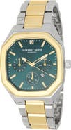 GEOFFREY BEENE Diamond Two-Tone Bracelet Watch, 41mm