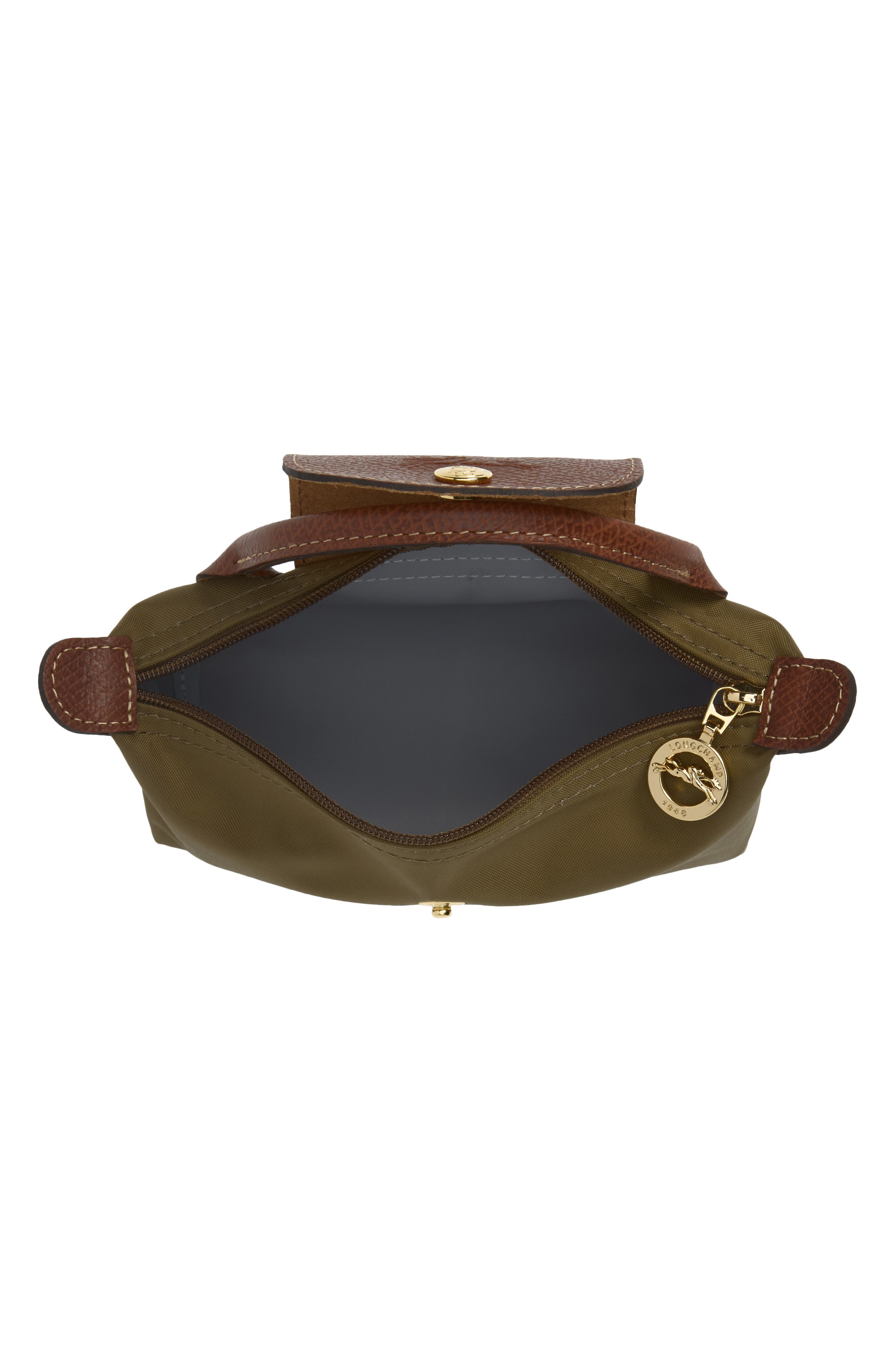 Le Pliage Cosmetics Case, Alternate, color, OLIVE