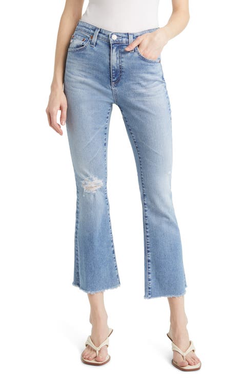 Farrah High Waist Crop Bootcut Jeans