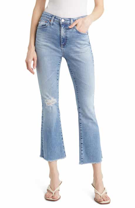 AG Farrah High Waist Crop Bootcut Jeans