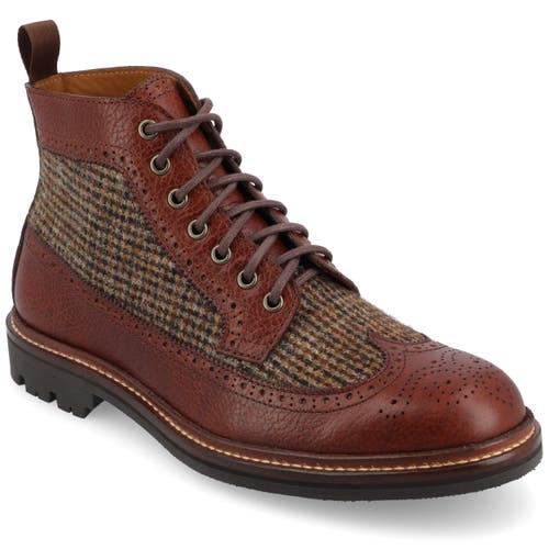 Taft The Boston Longwing Boot In Honey