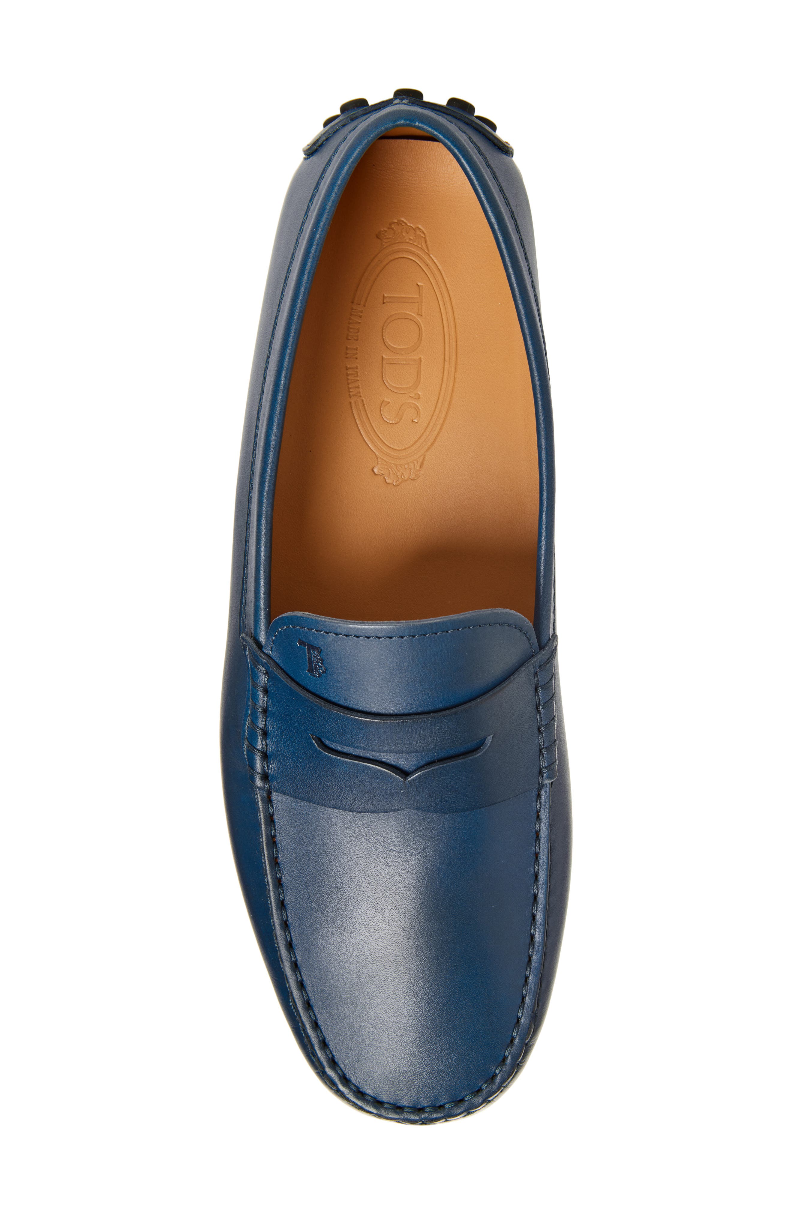 Tod's Penny Loafer, Alternate, color, Blu Tuareg